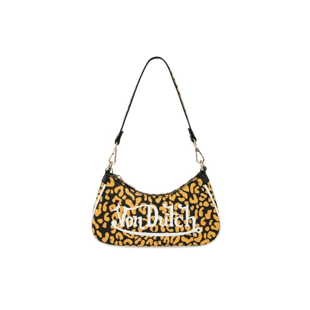 Von Dutch Leopard Print Shoulder Bag